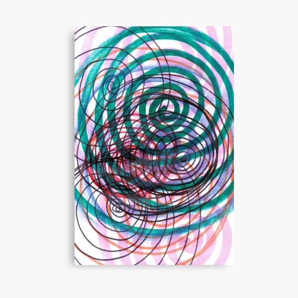Spiral, pattern, abstract, creativity, shape, design, art, bright, decoration, futuristic, curve Canvas Print