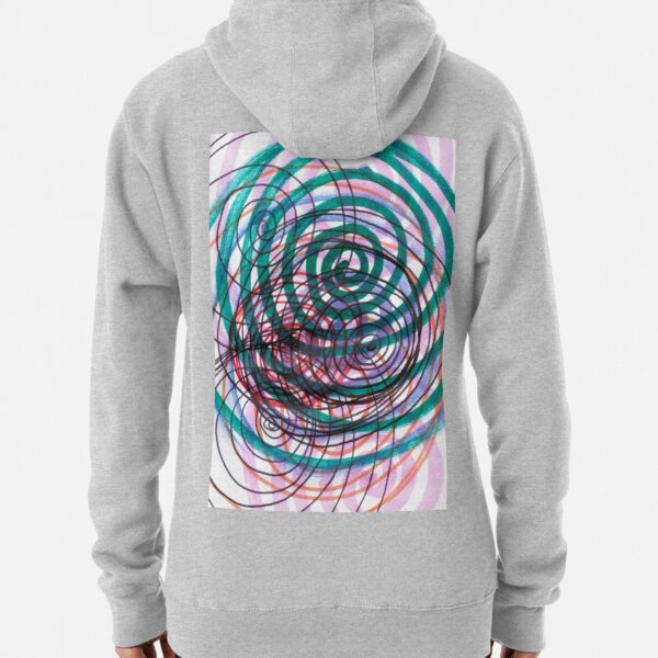 Spiral, pattern, abstract, creativity, shape, design, art, bright, decoration, futuristic, curve Pullover Hoodie