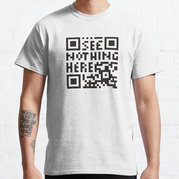 confuse surveilling scanner - undecodable qr code Classic T-Shirt