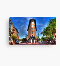 Vancouver's Flat Iron Building Canvas Print