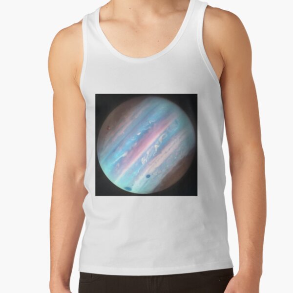 Planet, atmosphere, sky, science, astronomy, illustration, saturn, galaxy, space, exploration Tank Top