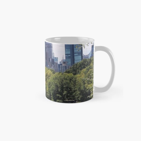 #FamousPlace #InternationalLandmark #CentralPark #NewYorkCity USA americanculture sky skyscraper tree lake water Classic Mug