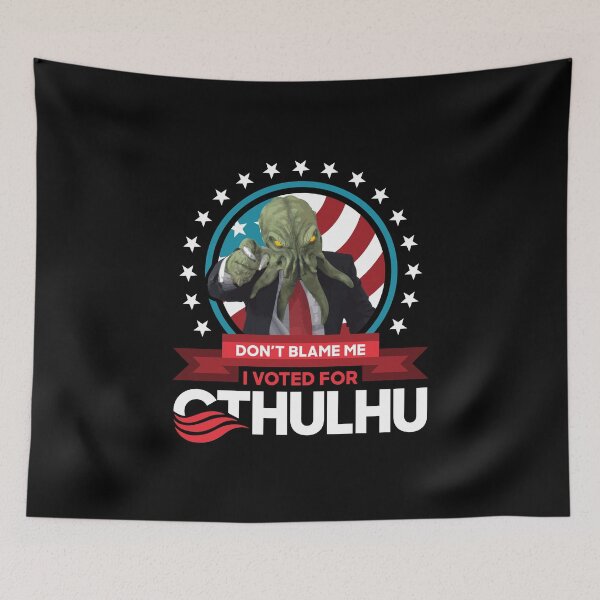 Item preview, Don't Blame Me I Voted for Cthulhu for President 2024 designed and sold by Cthulhu4America.