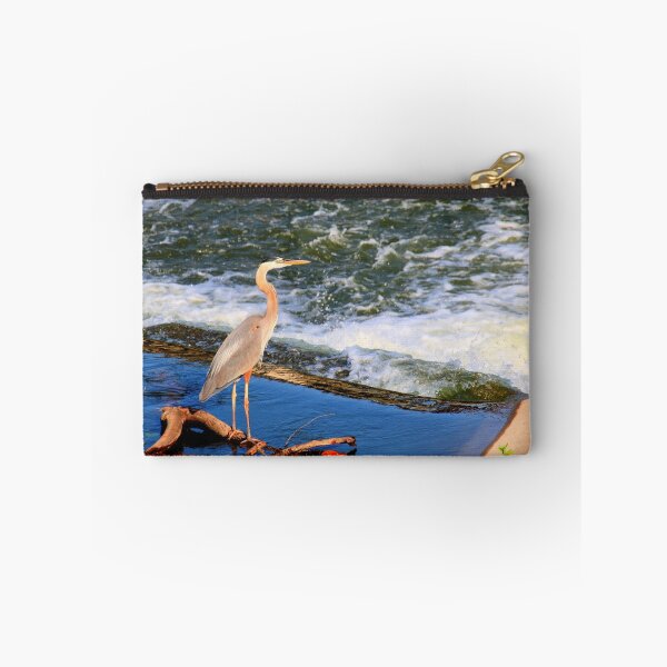 Item preview, Heron at White Rock Lake Spillway designed and sold by Lorri Crossno Nevil.