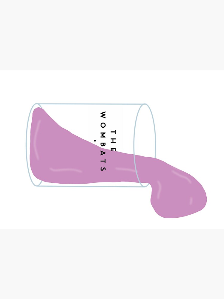 "The Wombats Pink Lemonade" Sticker by bbelz9 Redbubble