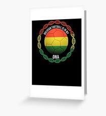 Bolivian Football Is In My DNA - Gift For Passionate Bolivian Football Soccer Fan Who Loves Or Supports The Nation of Bolivia Grußkarte