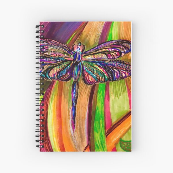 Dragonfly Dreams of Water Spiral Notebook