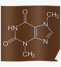 Chocolate molecule Poster