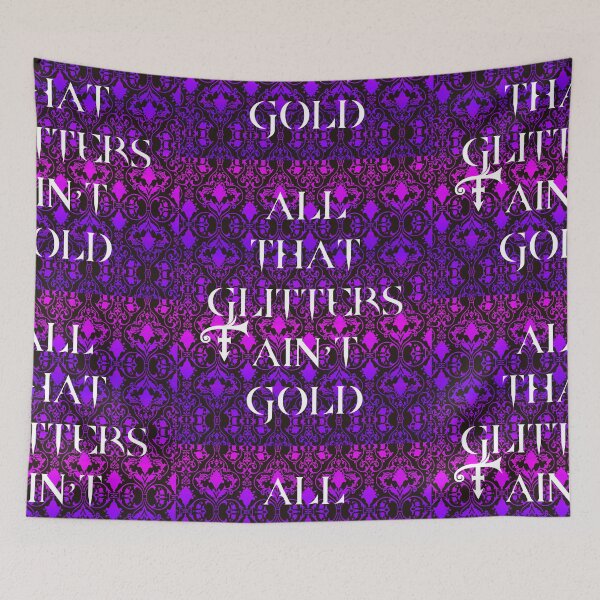 Item preview, All that glitters ain't gold - PURPLE - digital paint by Iona Art Digital designed and sold by IonaArtDigital.