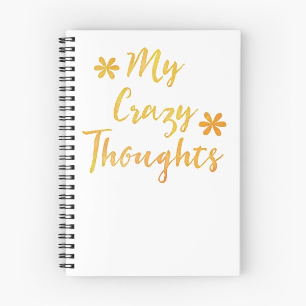 Item preview, My Crazy thoughts (perfect for a crazy persons journal!) designed and sold by jazzydevil.