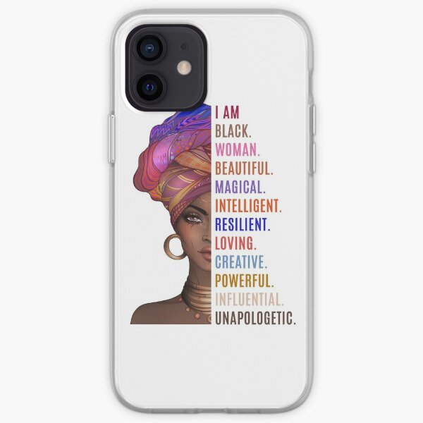 African American Phone Cover Body Positive iPhone 11 Black Women Art Thick Girls Phone Cases Black Girl Magic iPhone 12
