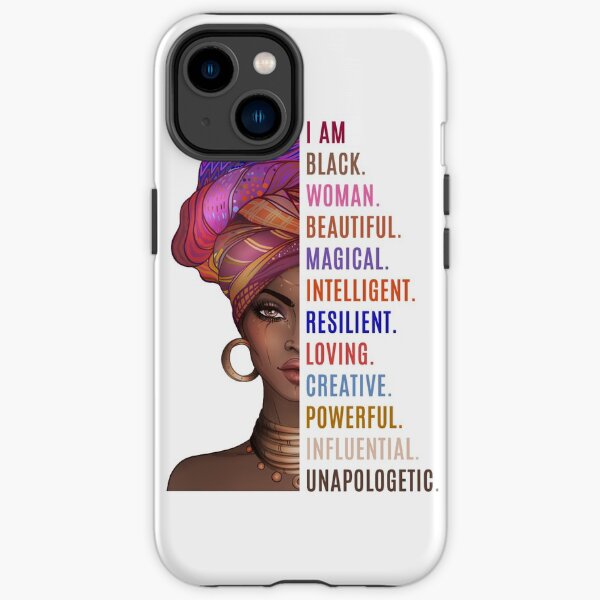 I Am a Powerful Black Woman iPhone Tough Case