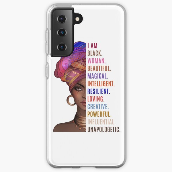 I Am a Powerful Black Woman Samsung Galaxy Soft Case