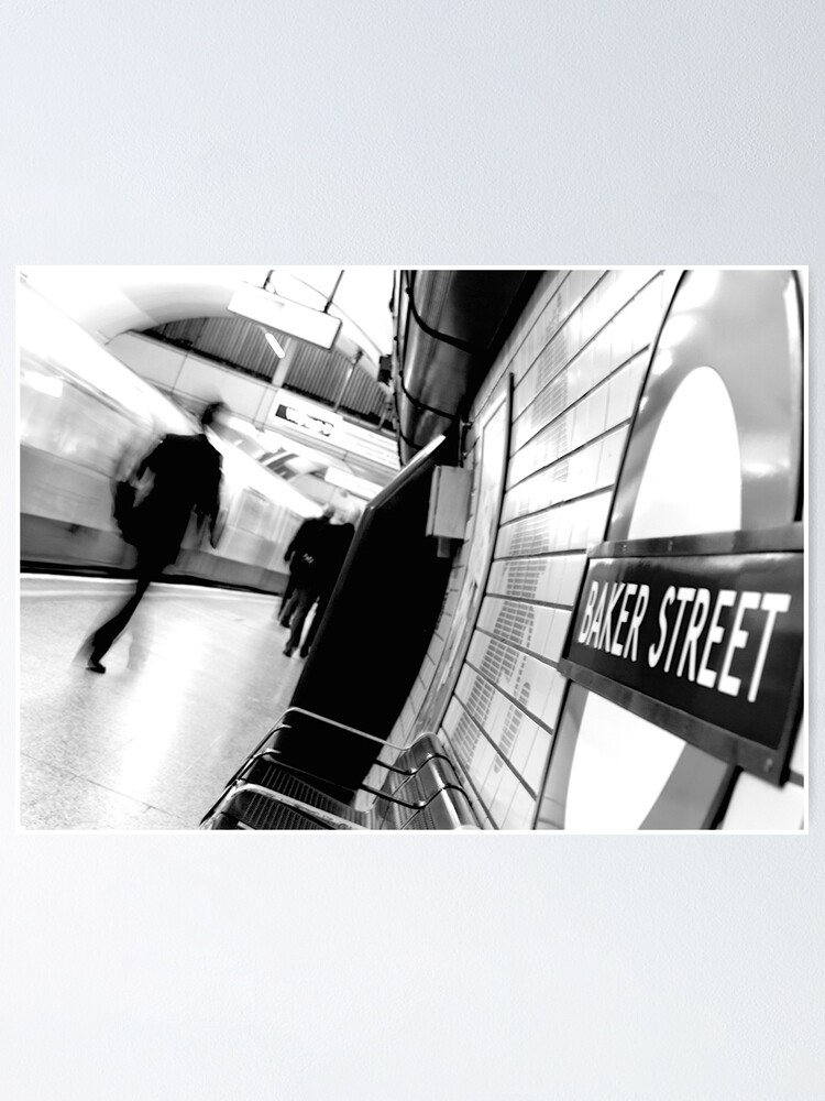 Alternate view of Baker Street Underground in London Poster