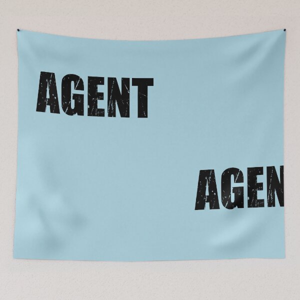 Item preview, Agent T Shirt Halloween Costume Funny Cute Distressed Black Print designed and sold by arcadetoystore.