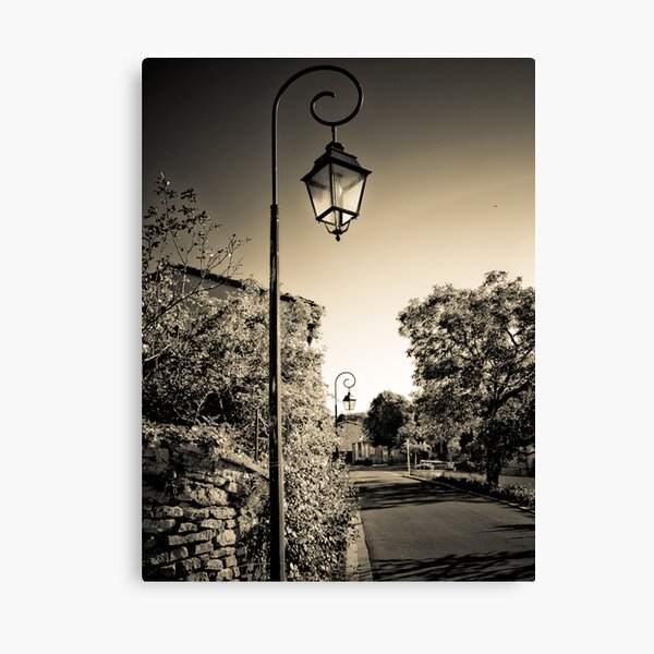 Streetlamps Canvas Print
