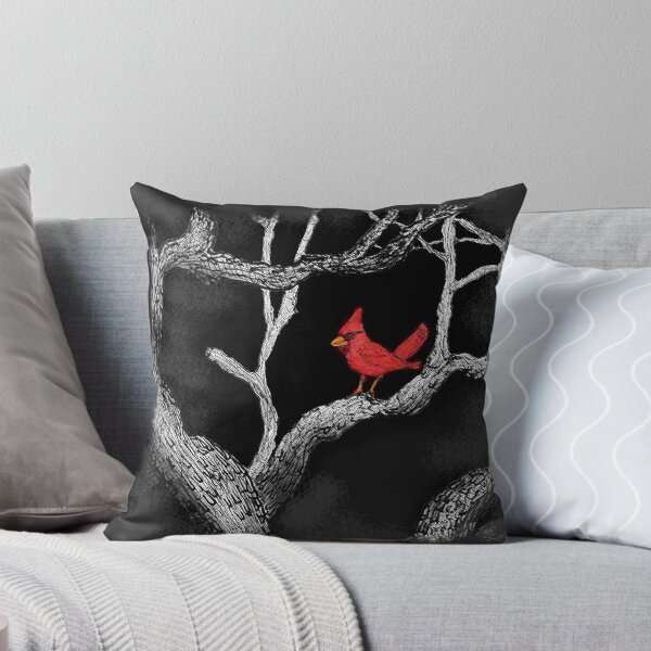 Item preview, The bandit Cardinal Returns to southern Arizona mesquite tree designed and sold by James Lewis Hamilton.