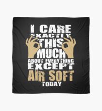 Air Soft Lover Caring Funny Quote Scarf