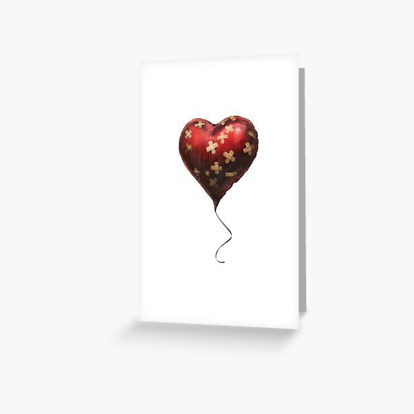 Banksy's "Heart Balloon" Greeting Card