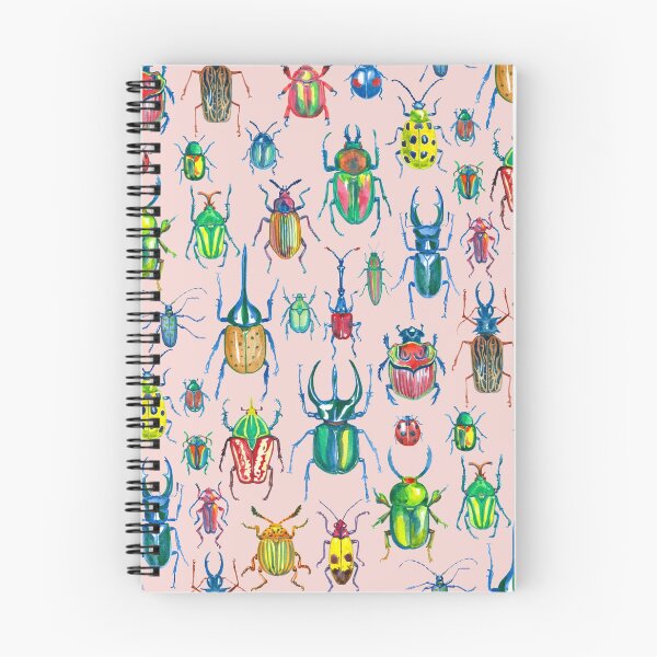 Item preview, colours of beetles - pink designed and sold by yukesmooks.