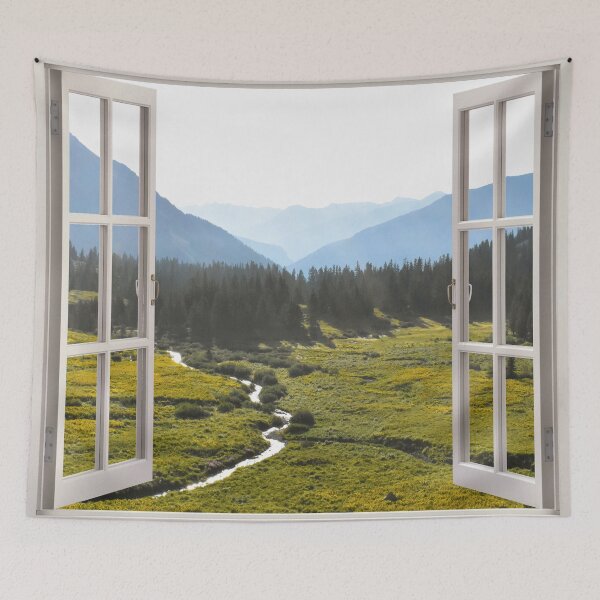 Item preview, Colorado Mountain Valley Window View designed and sold by mbarimo7.