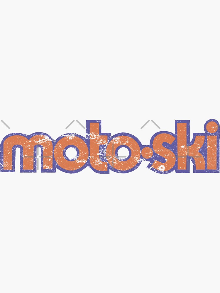Moto-Ski Kiss-Cut Stickers Moto-Ski Kiss-Cut Stickers