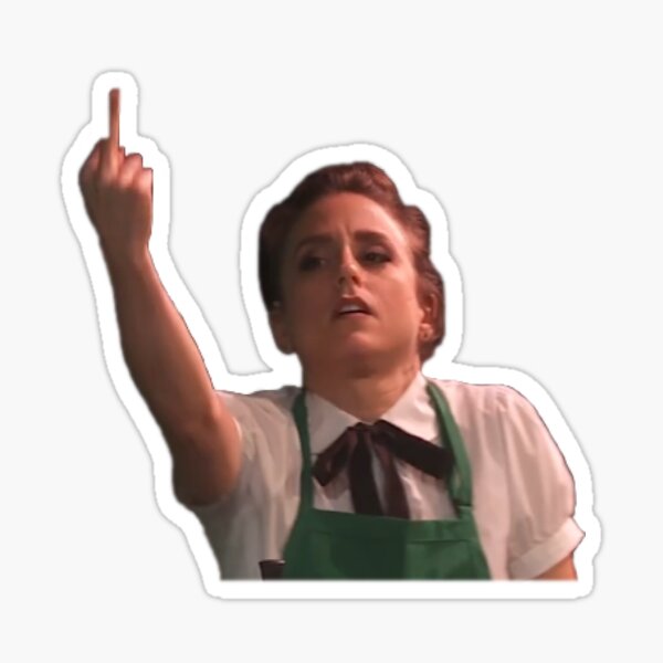 The Guy Who Didn’t Like Musicals — Emma Flip Off Sticker