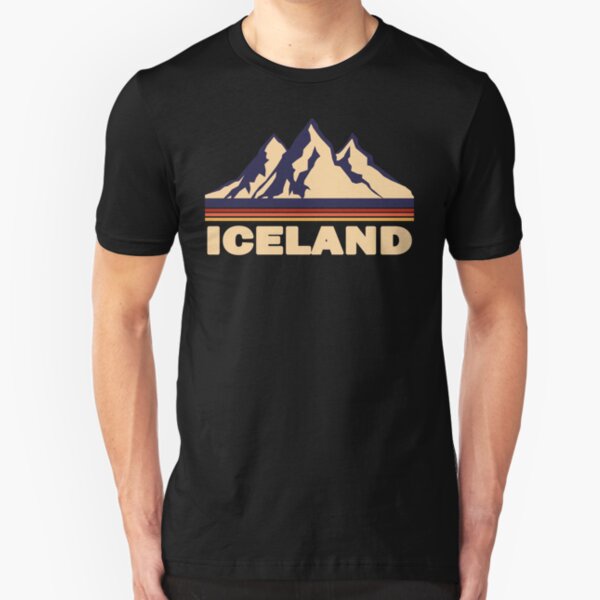 Iceland Mountain Slim Fit T-Shirt
