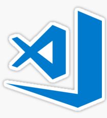 Visual Studio Code logo Sticker