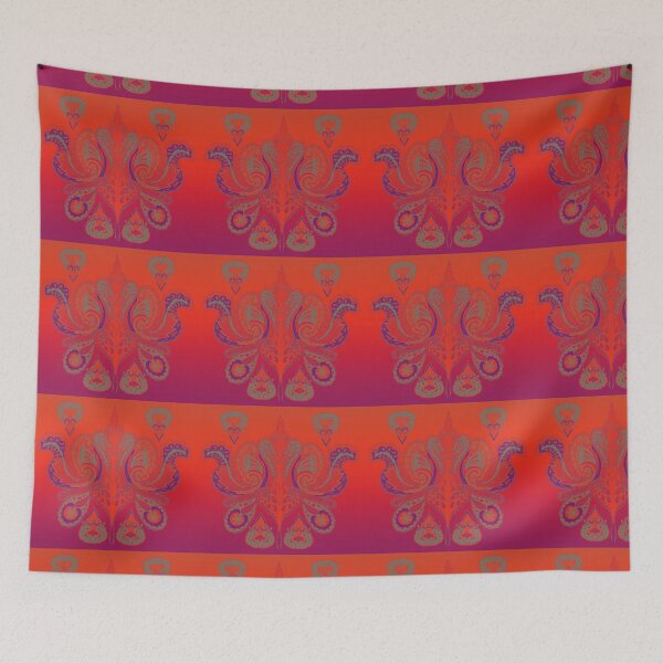 Item preview, sunset paisley designed and sold by elee.