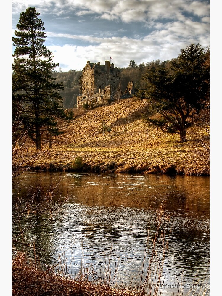"The River Tweed and Neidpath Castle, Scotland" Art Print for Sale by