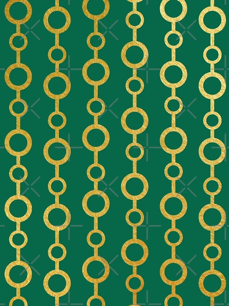 Gold chains on green II" A-Line Dress for Sale by elfina | Redbubble Gold chains on green II" A-Line Dress for Sale by elfina | Redbubble