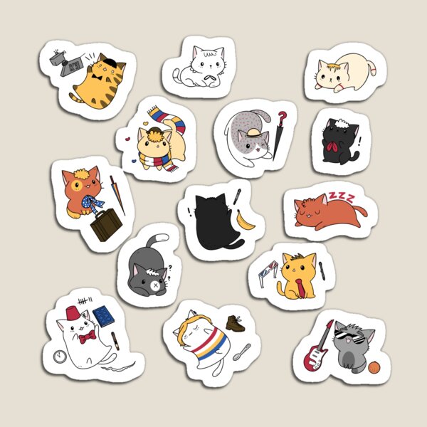 Vista previa del artículo con la obra «Gatitos del señor del tiempo», diseñado y vendido por TaylorRoss1.