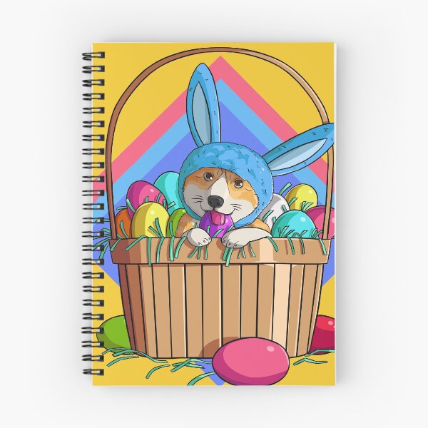 Item preview, Easter Eggs Corgi Bunny  designed and sold by Nosek1ng.