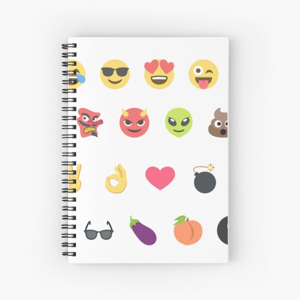 Swag Emoji Spiral Notebooks Redbubble