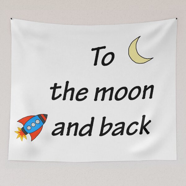 Item preview, To the moon and back designed and sold by printingmotion.
