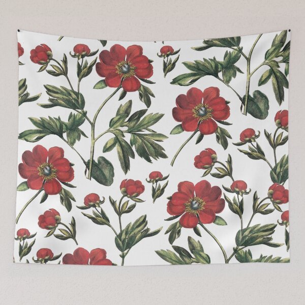 Item preview, smooth red flowers designed and sold by franciscomff.