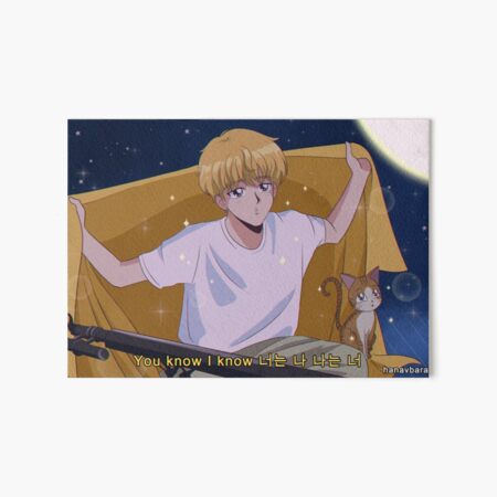BTS JIMIN - Serendipity 90's anime Art Board Print