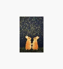 looking for shooting stars (2008) Rabbit / Bunny Art Art Board Print
