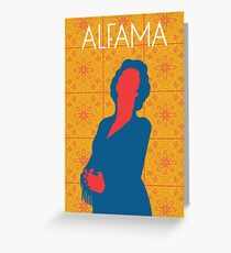 Alfama Grußkarte