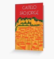 Castelo São Jorge Grußkarte