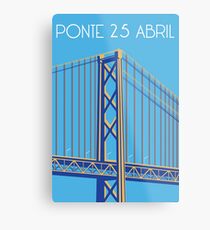 Ponte 25 Abril Metalldruck