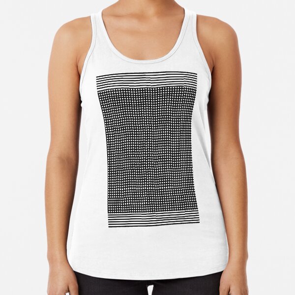 pattern, design, abstract, fiber, weaving, cotton, gray, textile, old, luxury, net, horizontal, textured, backgrounds, covering, old-fashioned, retro style, upper class Racerback Tank Top