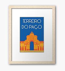 Terreiro do Paço Gerahmtes Wandbild