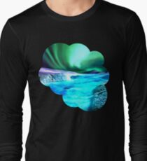 aurora borealis acryl reacstd Langarmshirt