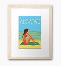 Algarve Praia Gerahmtes Wandbild
