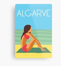 Algarve Praia Metalldruck