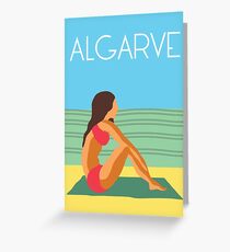 Algarve Praia Grußkarte