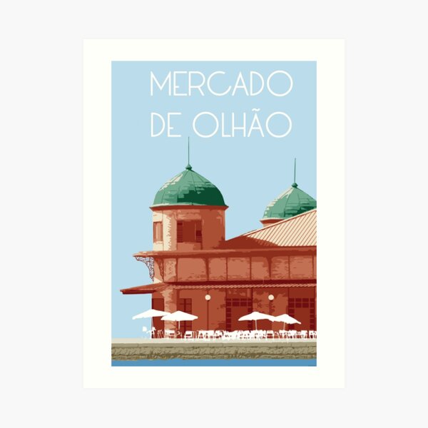 Mercado de Olhão Art Print