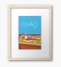 Algarve Olhão Gerahmtes Wandbild
